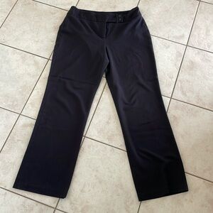 Black slacks size 8 missy but fit more like 10, sits at waist